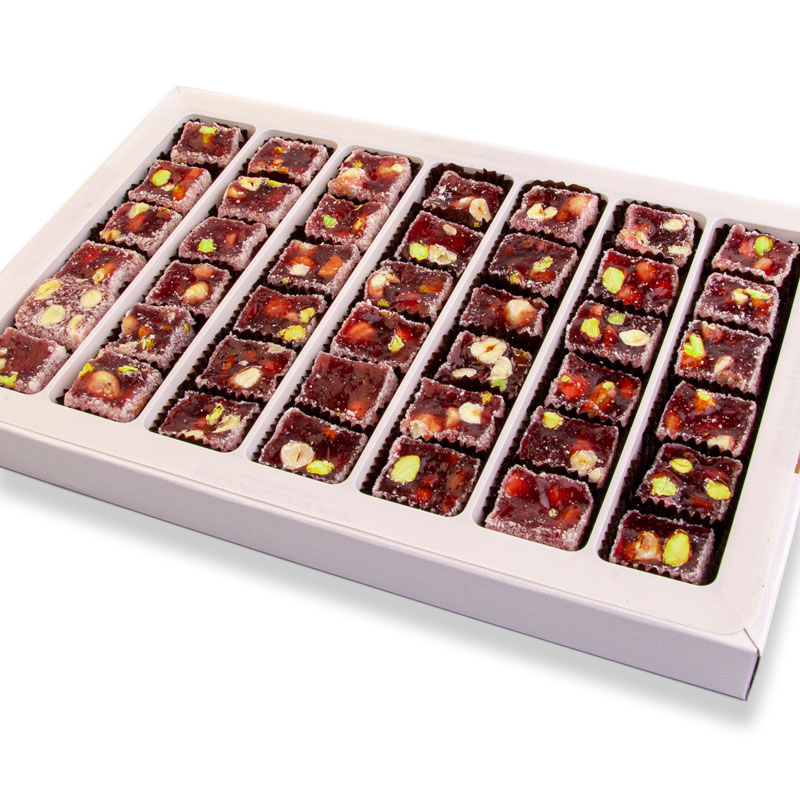 Turkish Delight with Pomegranate, Hazelnut and Pistachio Medium Pack 630g - 3